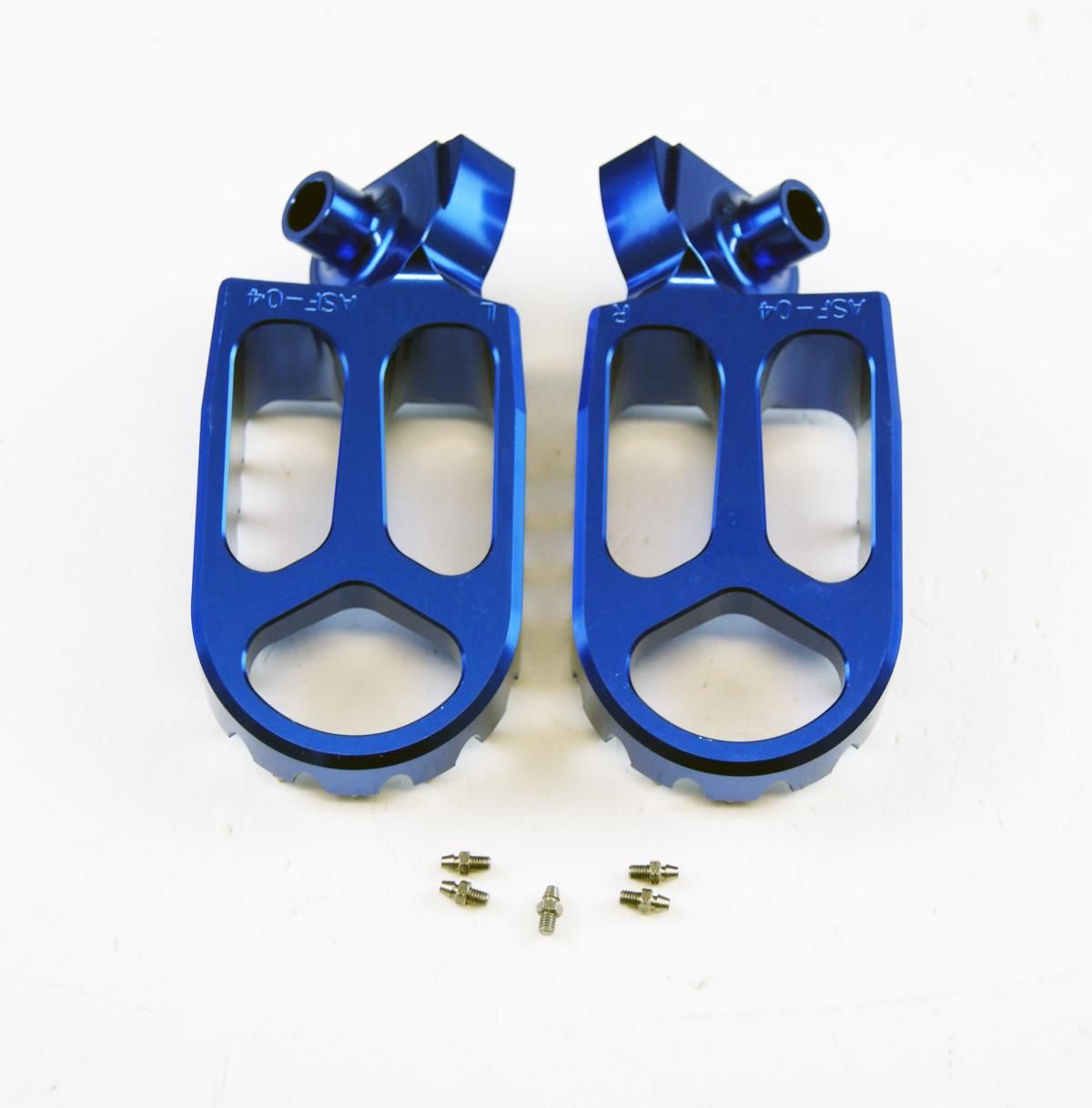 FOOT PEGS BLUE FANTIC/YAMAHA, FIR ASF-04, CNC ALLOY, 17D-27411-00-00, 17D-27421-00-00 - Image 3