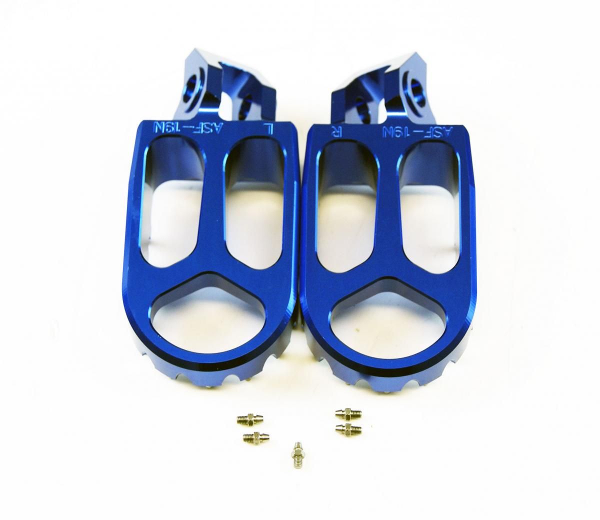 FOOT PEGS BLUE GASGAS/HUSQVARNA/KTM, FIR ASF-19, CNC ALLOY - Image 2