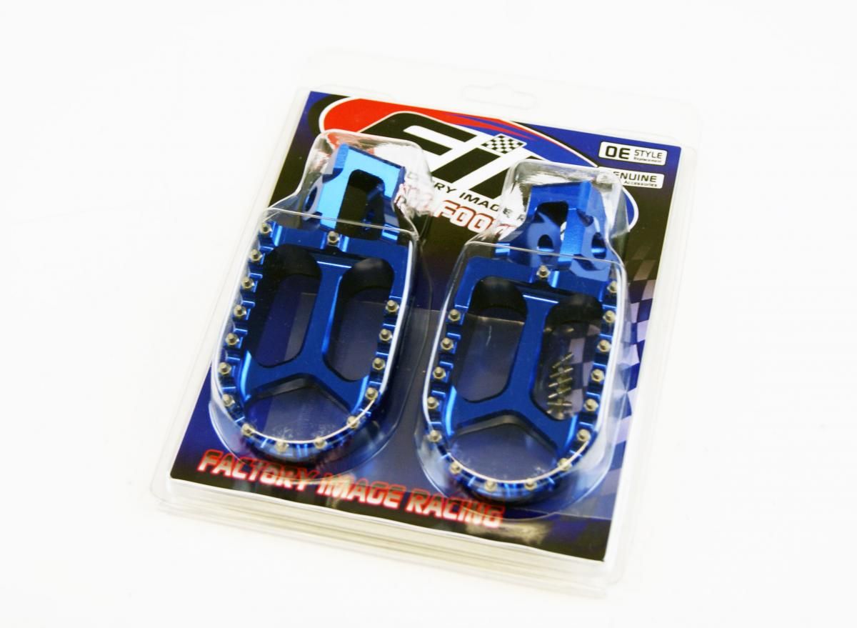 FOOT PEGS BLUE GASGAS/HUSQVARNA/KTM, FIR ASF-19, CNC ALLOY