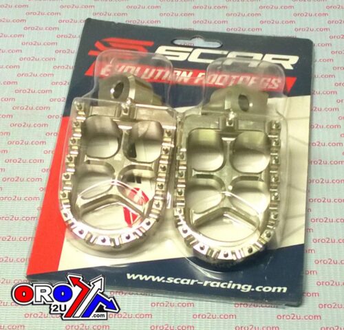FOOT PEGS SCAR GREY YAM, 57 ALUMINIUM BILLET S1511T, [Colour Grey Titanium]