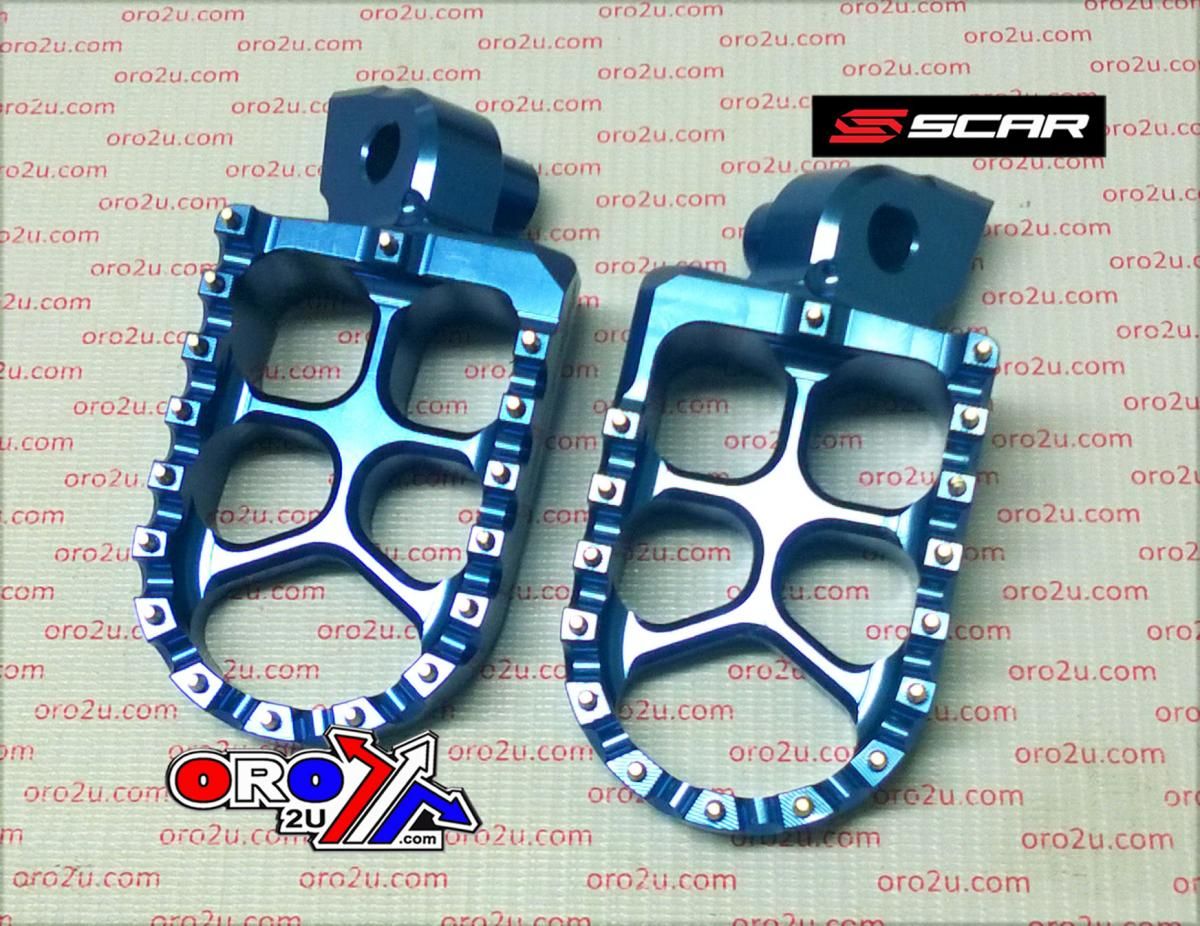 FOOT PEGS SCAR BLUE YAM, 57 ALUMINIUM BILLET S1511B - Image 2