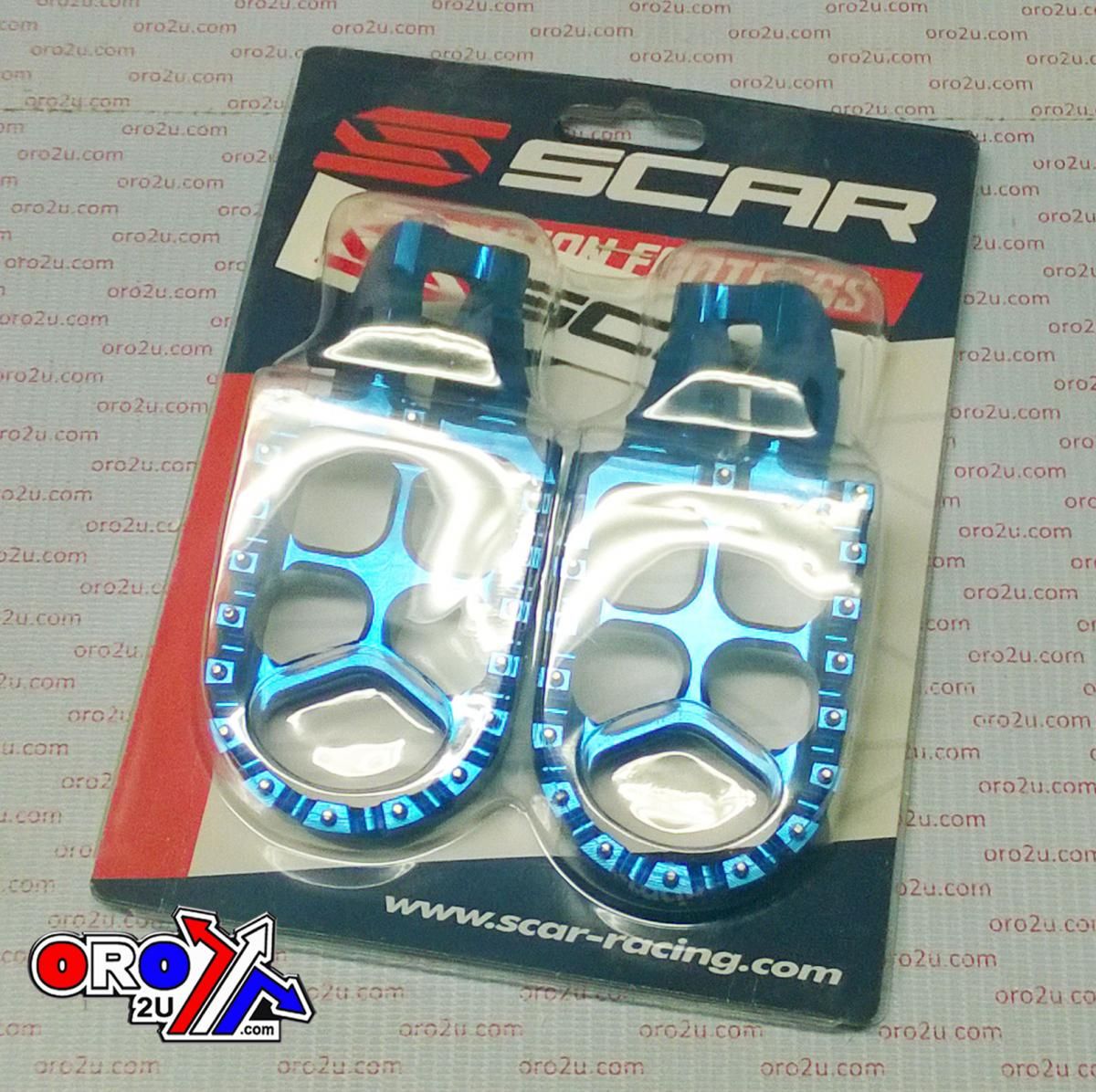 FOOT PEGS SCAR BLUE KTM, 57 ALUMINIUM BILLET S5511B - Image 2