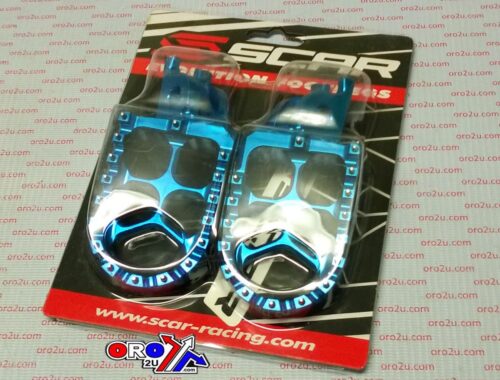FOOT PEGS SCAR BLUE CRF/KXF, 57 ALUMINIUM BILLET S3515B