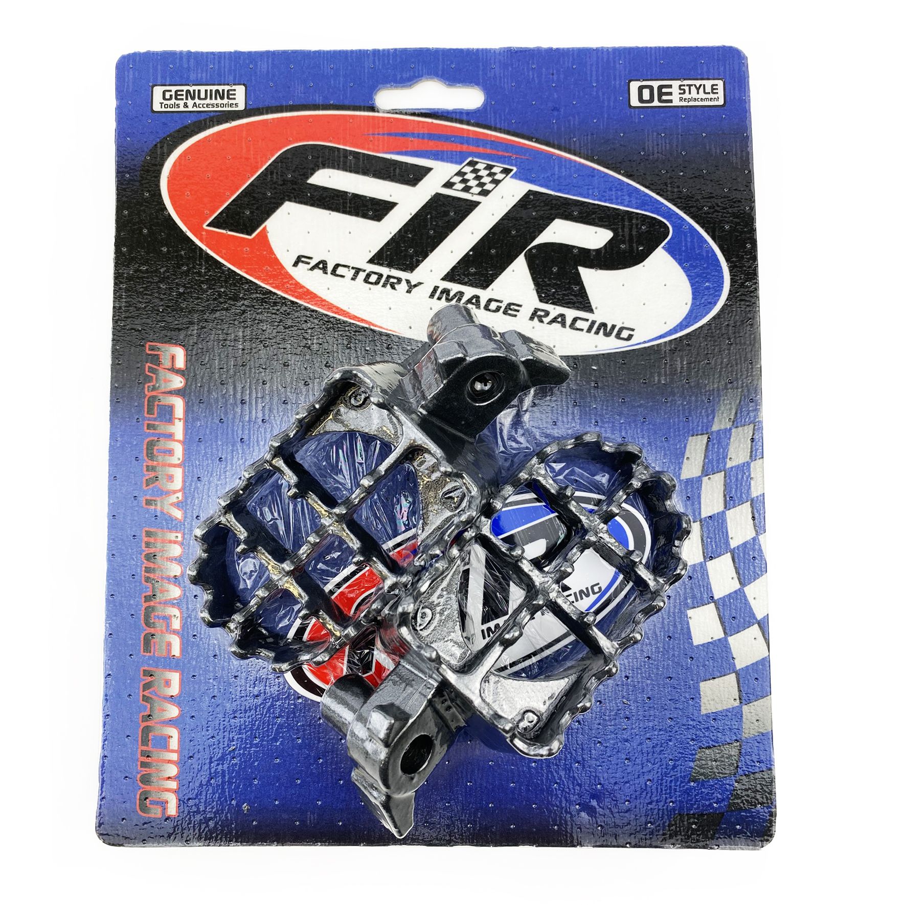 FOOT PEGS STEEL GREY CR, HONDA CR125/CR250/CR500 - Image 3