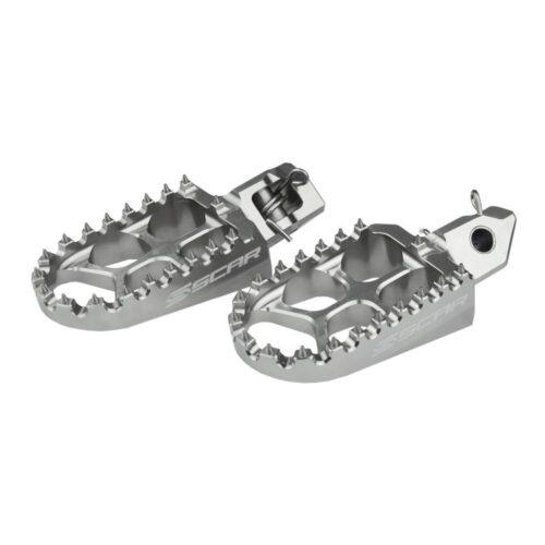 FOOT PEGS SCAR TI COLOUR KTM/HUSQVARNA, ALUMINIUM BILLET S5515T