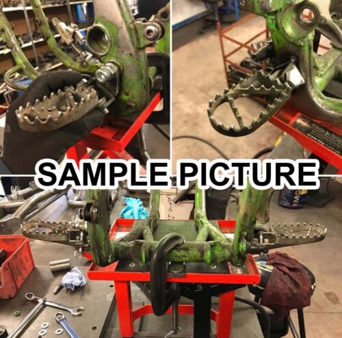 WELD ON PEG MOUNT KIT, KTM 09>19, SUIT KTM PEG FROM 2009>2019