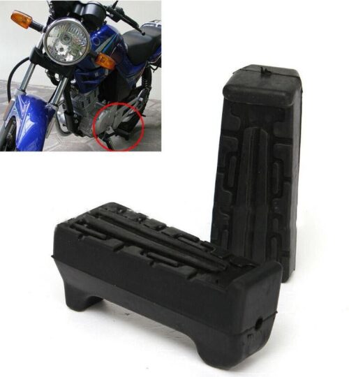 FRONT RUBBER FOOTRESTS 2005-PRESENT YAMAHA YBR125 YBR 125 5VL-F7413-00