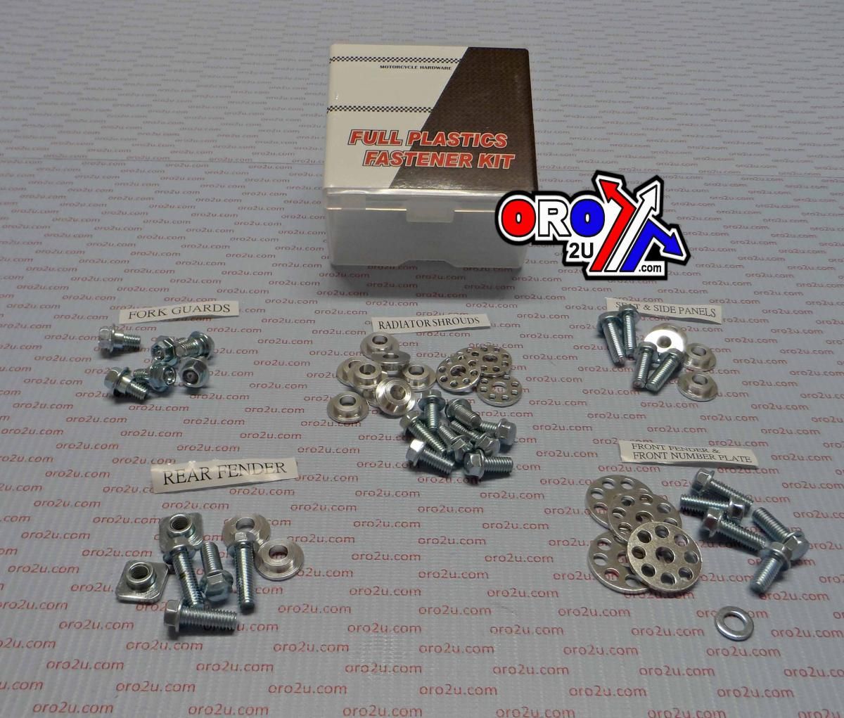 PLASTIC BOLT KIT SUZUKI STYLE, FULL PLASTIC FASTENER KIT