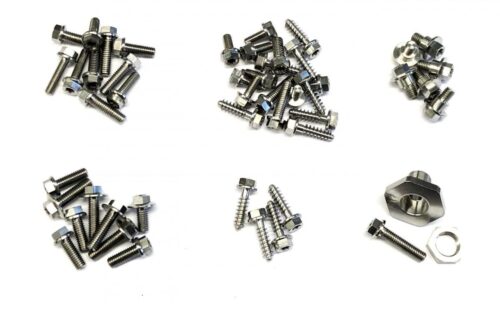 TITANIUM PLASTIC BOLT KIT KTM, HARDWARE FITMENT REF: KTM-PFK1, KTM-0306SX0507XC KTM-0407EXC KTM-0710SX0810XC KTM-0810EXC KTM-112SXC12EXC