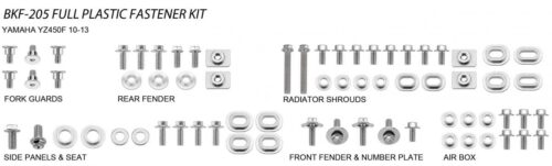 PLASTIC BOLT KIT YAMAHA STYLE, FULL PLASTIC FASTENER KIT