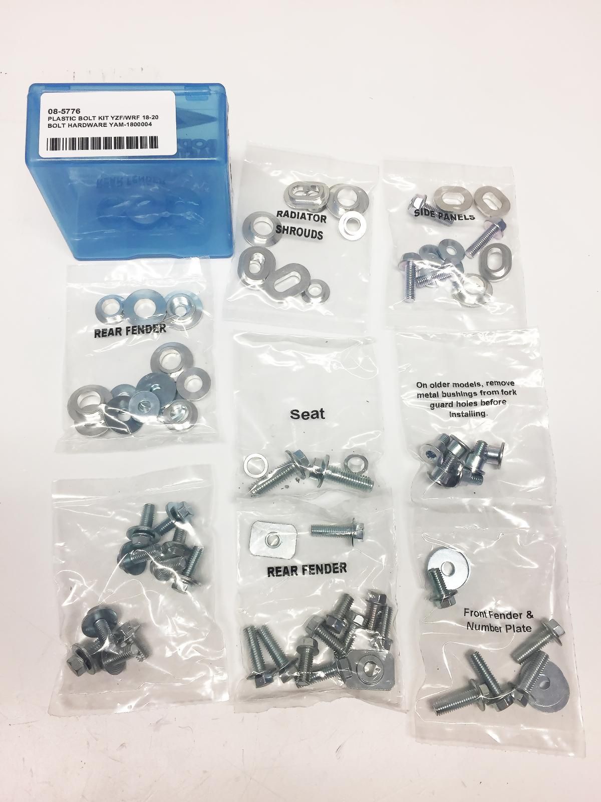 PLASTIC BOLT KIT YZF/WRF 18-20, BOLT HARDWARE YAM-1800004