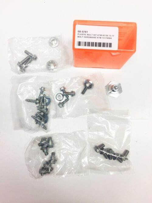 PLASTIC BOLT KIT KTM 85 SX 13-17, BOLT HARDWARE KTM-131785SX