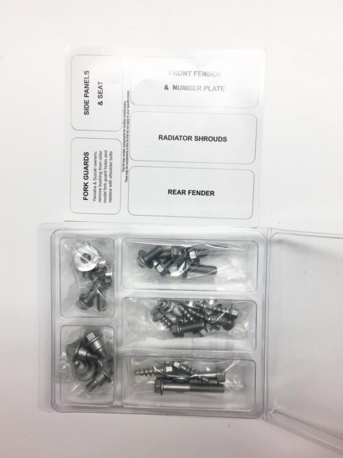 PLASTIC BOLT KIT KTM 125-640 98-02, BOLT HARDWARE KTM-9802102