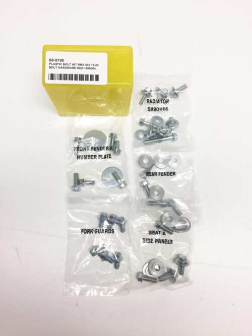 PLASTIC BOLT KIT RMZ 450 18-20, BOLT HARDWARE SUZ-1800004