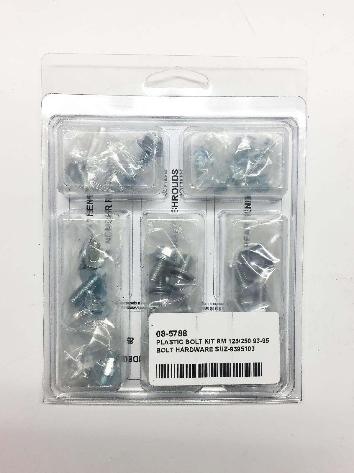 PLASTIC BOLT KIT RM 125/250 93-95, BOLT HARDWARE SUZ-9395103, BM9395103 - Image 3