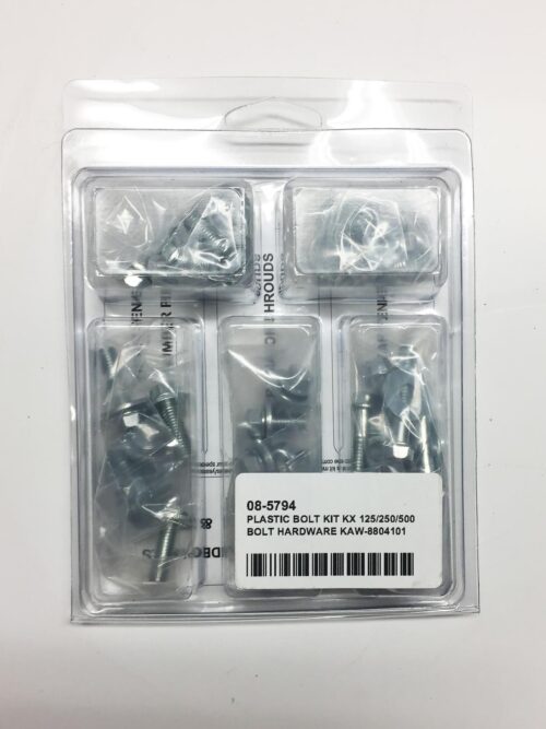 PLASTIC BOLT KIT KX 125/250/500, BOLT HARDWARE KAW-8804101