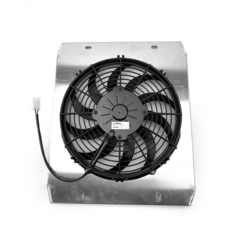 SHROUD & FAN KIT, SPAL FAN, RADIATOR, QUAD PASS, HIGH EFFICIENCY