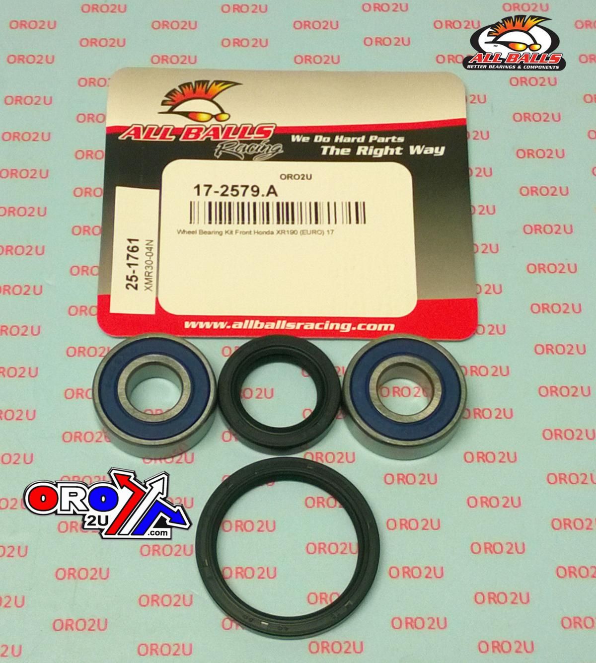 WHEEL BEARING KIT FRONT 2017 HON XR190, ALLBALLS 25-1761 DIRT - Image 2