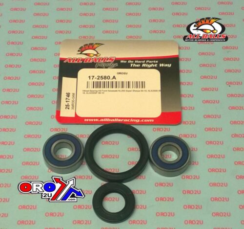 WHEEL BEARING KIT FRONT 00-20 KAW KL/KLX 250, ALLBALLS 25-1746 DIRT