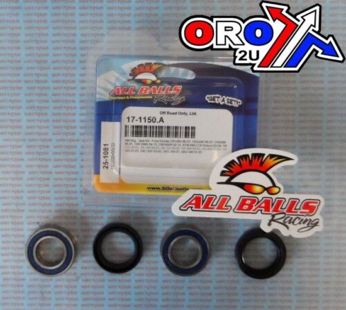WHEEL BEARING KIT FRONT 95-22 HON/KTM, ALLBALLS 25-1081 DIRT
