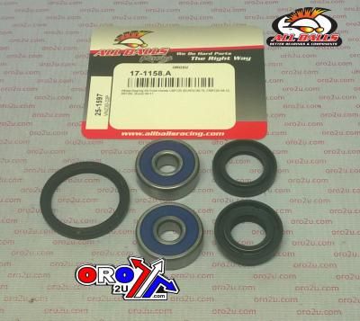 WHEEL BEARING KIT FRONT 82-15 HON 125, ALLBALLS 25-1597 ROAD - Image 5