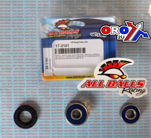 WHEEL BEARING KIT REAR 82-22 HON CR/CRF/XR/TLR 60-200, ALLBALLS 25-1191 DIRT