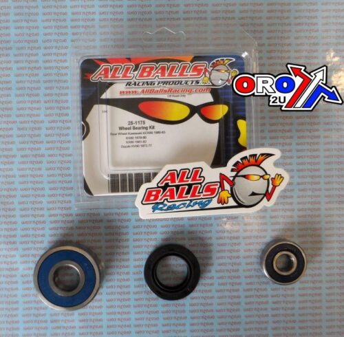 WHEEL BEARING KIT FRONT 75-01 KAW KD/KE/KM 80/100, ALLBALLS 25-1164 DIRT/ROAD