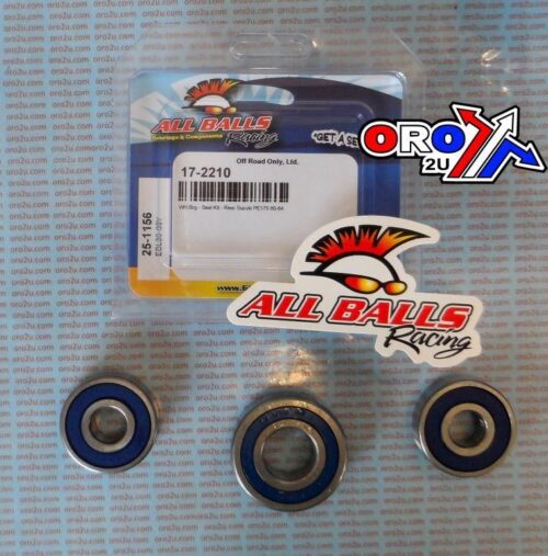 WHEEL BEARING KIT REAR 80-84 SUZ PE175, ALLBALLS 25-1156 DIRT