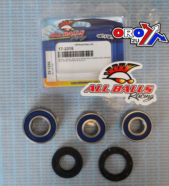 WHEEL BEARING KIT REAR 90-20 SUZ DR250-650/XF650, ALLBALLS 25-1256 DIRT - Image 3
