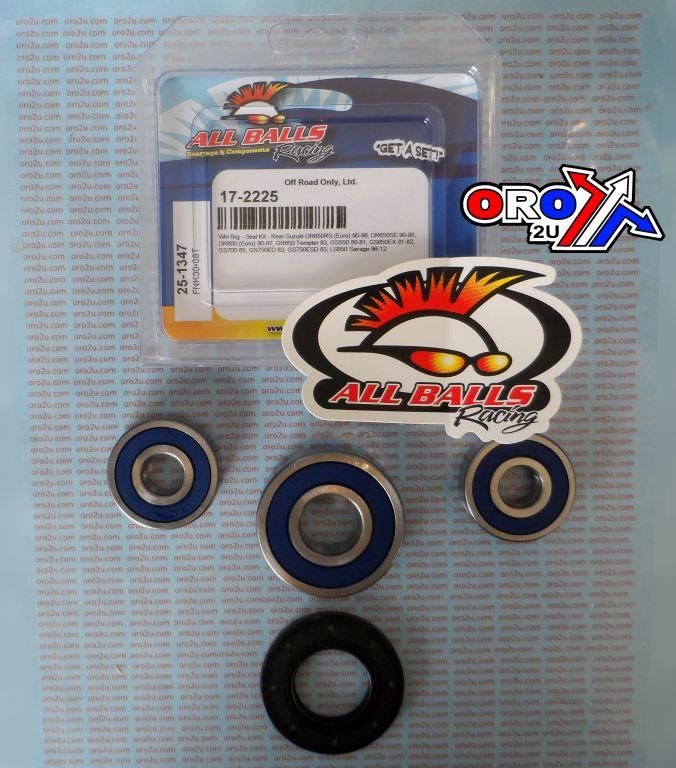 WHEEL BEARING KIT REAR 79-19 SUZ DR/GR/GS/LS, ALLBALLS 25-1347 DIRT/ROAD - Image 2