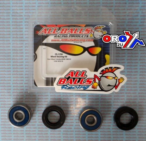 WHEEL BEARING KIT REAR 76-82 YAM LB/MX/YZ 80, ALLBALLS 25-1296 DIRT/ROAD