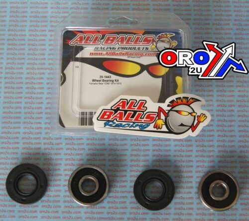 WHEEL BEARING KIT REAR 74-75 YAM YZ80, ALLBALLS 25-1443 DIRT