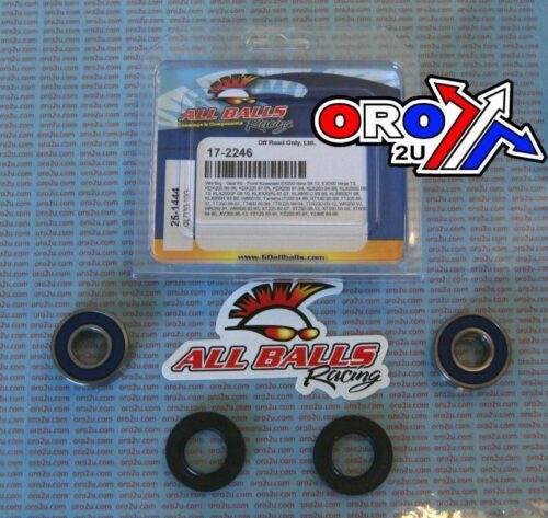 WHEEL BEARING KIT FRONT & REAR 83-22 KAW/YAM, ALLBALLS 25-1444 DIRT/ROAD