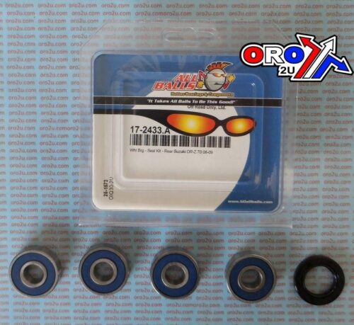 WHEEL BEARING KIT REAR 08-21 SUZUKI DR-Z50/70, ALLBALLS 25-1573 DIRT