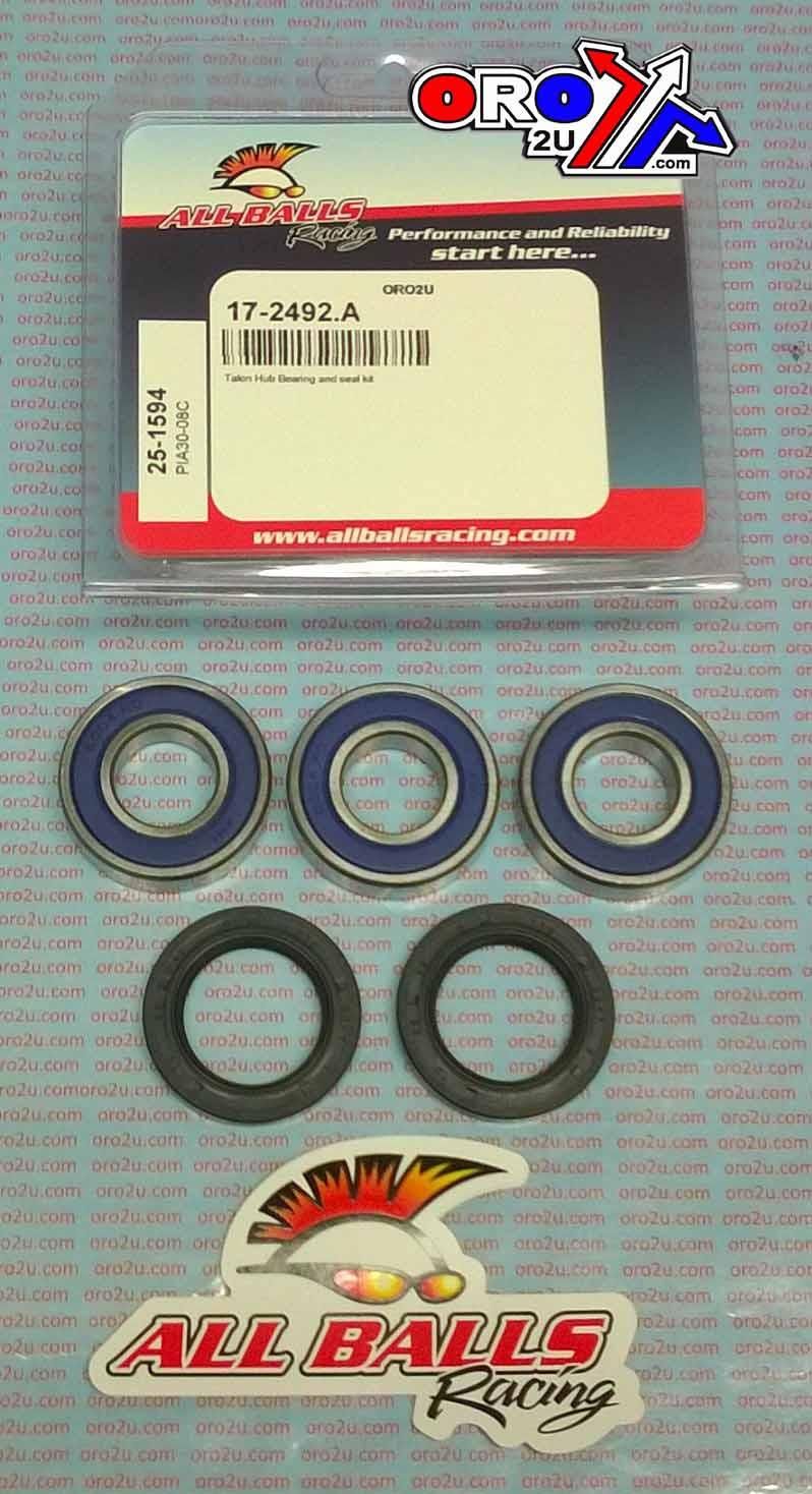 WHEEL BEARING KIT 96-12 HON/KAW/SUZ/YAM 80-100 TALON WHEEL, ALLBALLS 25-1594 DIRT