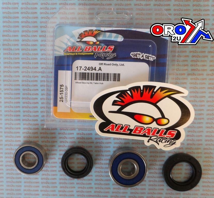 WHEEL BEARING KIT REAR 00-07 KAW KX65 TALON WHEEL, ALLBALLS 25-1575 DIRT - Image 3
