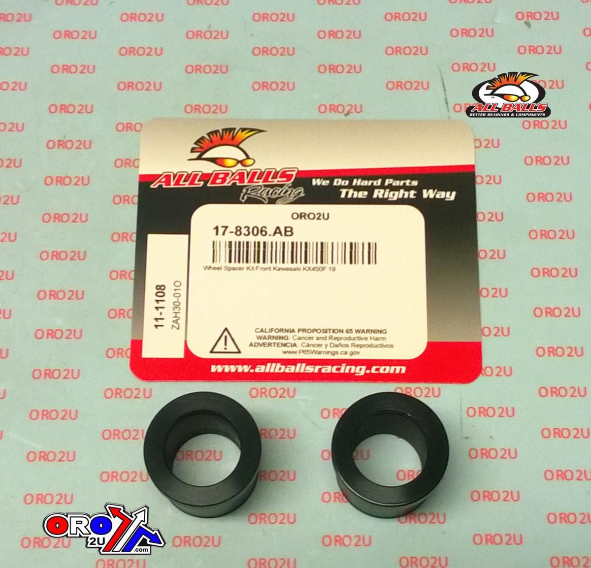 WHEEL SPACER FRONT KIT KX450F 19-20, ALLBALLS 11-1108 KAWASAKI - Image 2