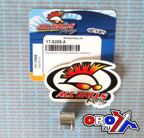 WHEEL SPACER KIT XR400R FR, ALLBALLS 11-1009 HONDA