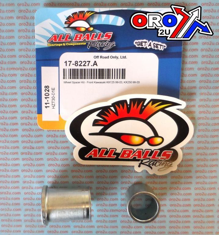 WHEEL SPACER KIT KX 99-03, ALLBALLS 11-1028 KAWASAKI - Image 2