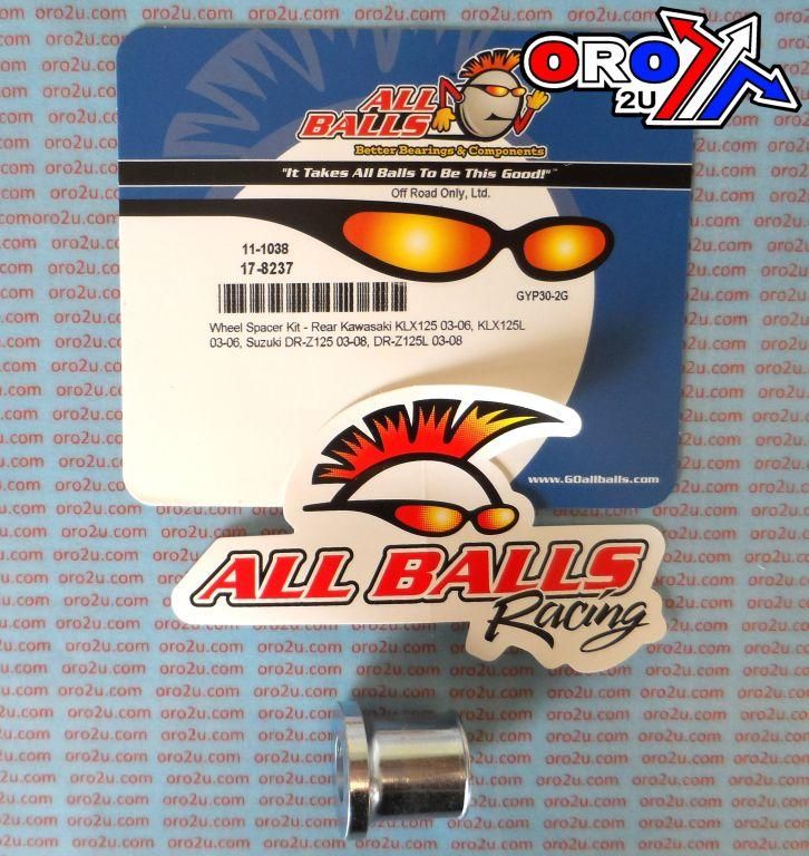 WHEEL SPACER KIT KLX DRZ, ALLBALLS 11-1038 KAW / SUZ - Image 2