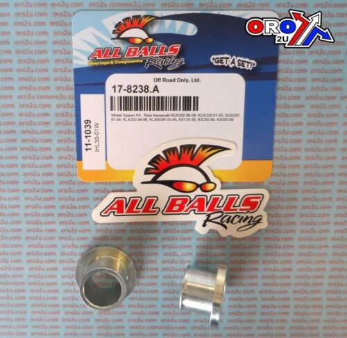 WHEEL SPACER KIT Rear KX KDX, ALLBALLS 11-1039 KAWASAKI