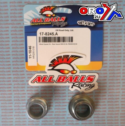 WHEEL SPACER KIT RM 1994, ALLBALLS 11-1046 SUZUKI REAR