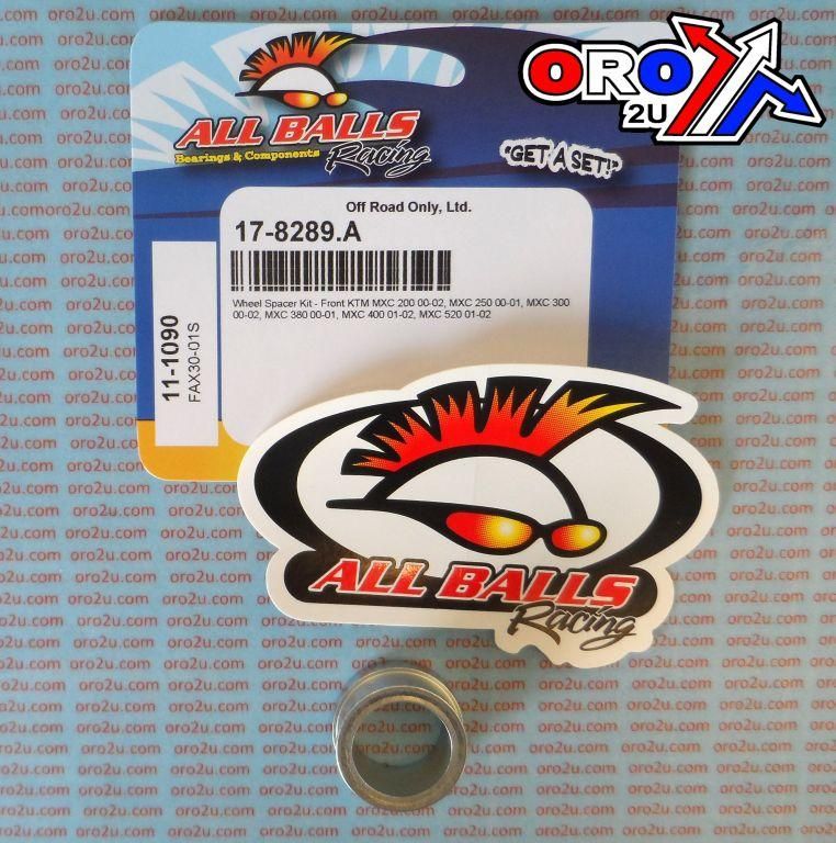 WHEEL SPACER KIT KTM 00-02, ALLBALLS 11-1090 - Image 2