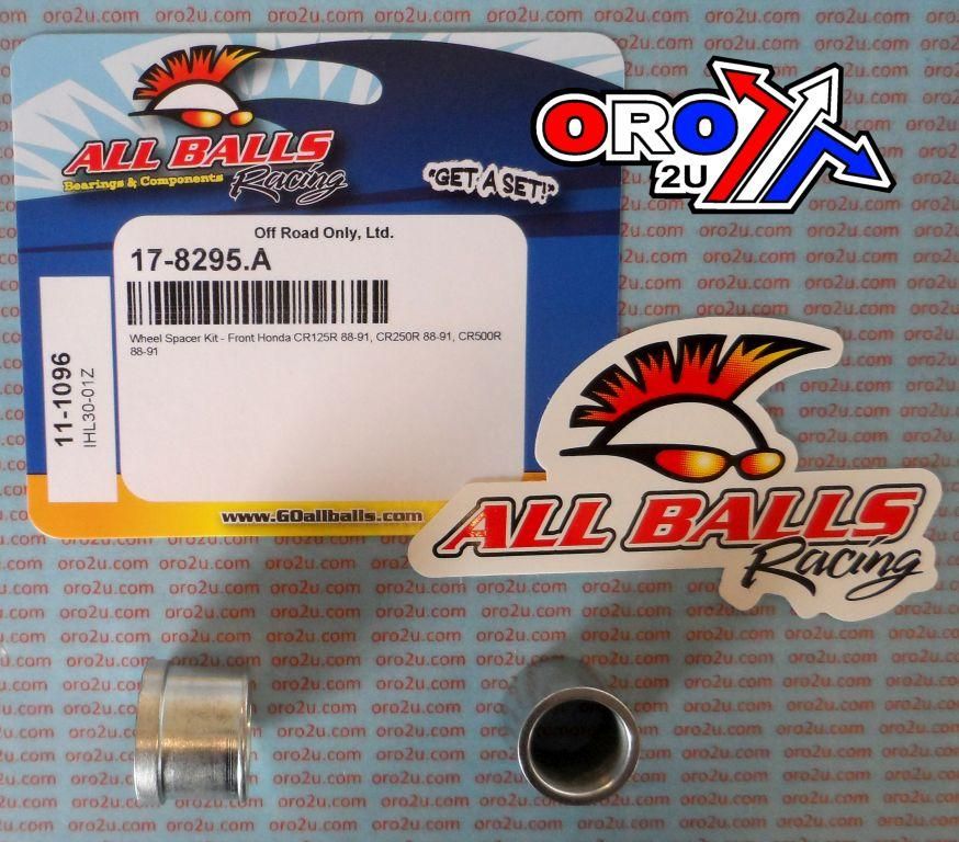 WHEEL SPACER KIT CR 89 -91, ALLBALLS 11-1096 HONDA - Image 3