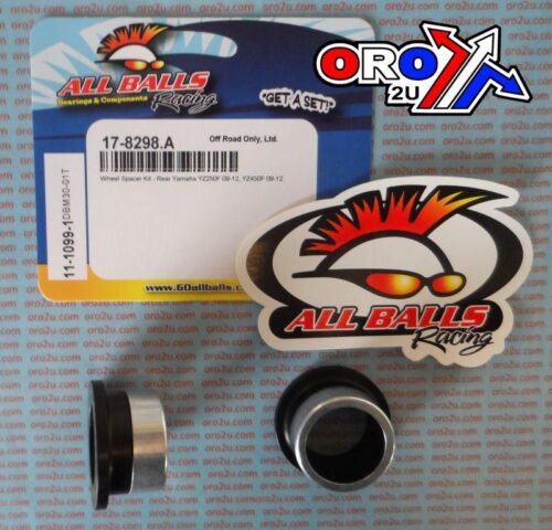 WHEEL SPACER REAR KIT YZ250F 09-18, ALLBALLS 11-1099-1 YAMAHA, Yamaha YZ250F 09-20, YZ450F 09-20