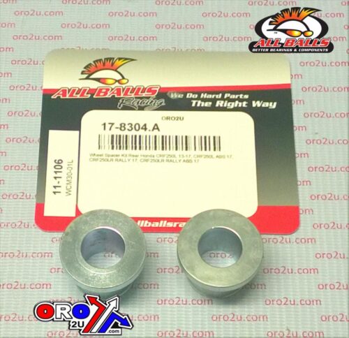 WHEEL SPACER KIT CRF250L, ALLBALLS 11-1106 HONDA