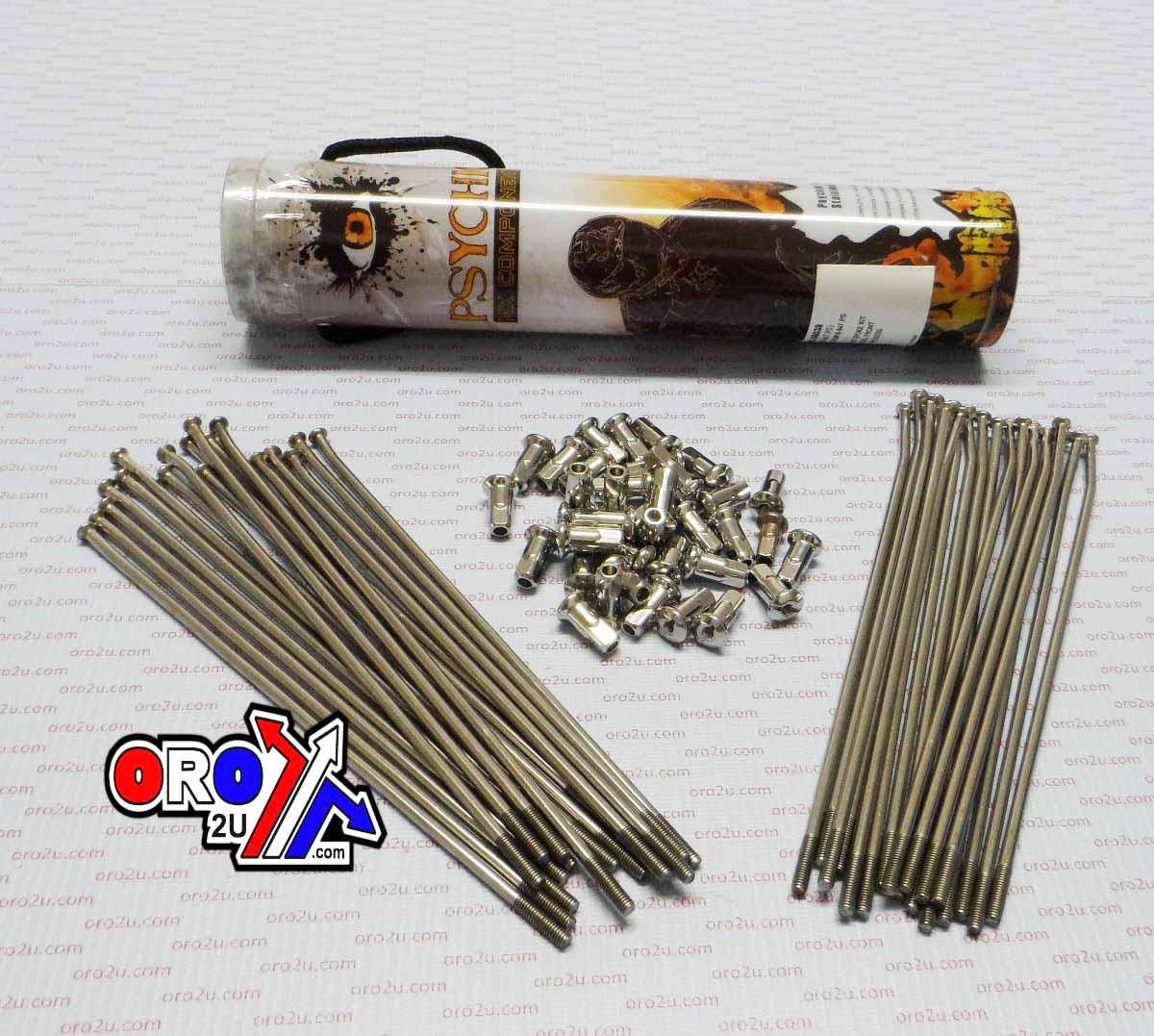 SPOKE SET 19"x 36 RMZ 250 450, PSYCHIC MX-06040 STAINLESS - Image 3