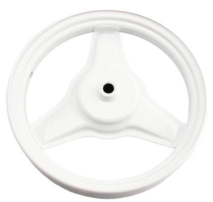 WHEEL REAR WHITE PW50, Yamaha PW50. 5M0-25390-00-FH