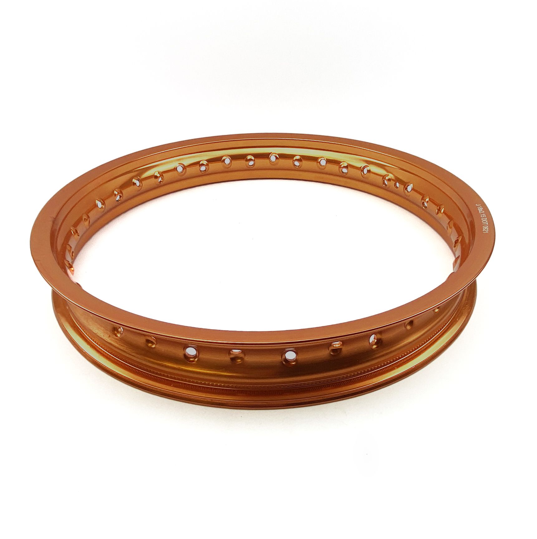 RIM 215 x 18 36H MTX MOTO ALLOY RIM ORANGE 85-135 - Image 2