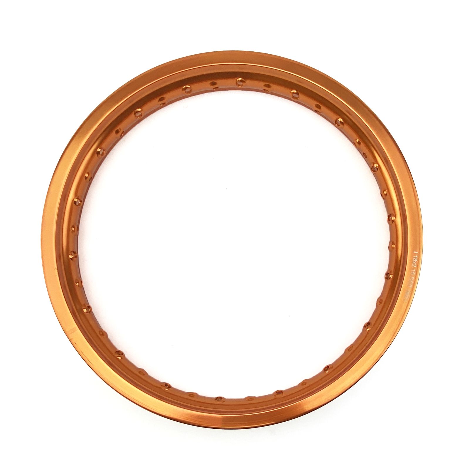 RIM 215 x 18 36H MTX MOTO ALLOY RIM ORANGE 85-135